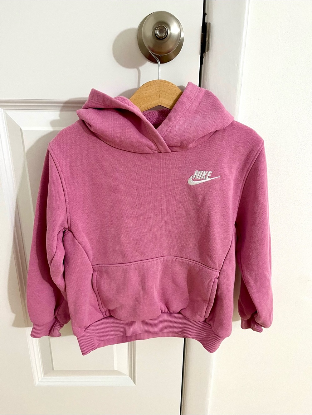Nike Kids Pink Pullover Sweatshirt Hoodie 4T